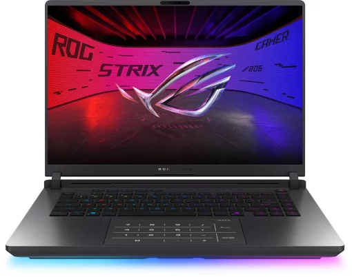 Ноутбук ASUS ROG Strix G16 G615JH-RV082 16" FHD+ IPS, Intel i5-13450HX, 16GB, F512GB, NVD5050-8, NoOS, Сірий