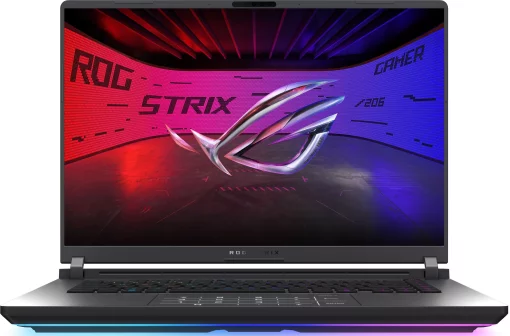 Ноутбук ASUS ROG Strix G16 G615JH-RV082 16" FHD+ IPS, Intel i5-13450HX, 16GB, F512GB, NVD5050-8, NoOS, Сірий