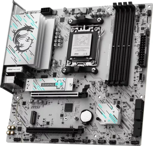 Материнcька плата MSI B840M GAMING PLUS WIFI6E sAM5 B840 4xDDR5 M.2 HDMI WiFi BT mATX