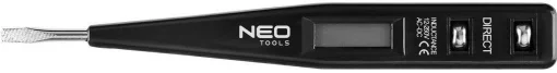 Детектор напруги Neo Tools, 12-250В, РК-дисплей, 0.014кг