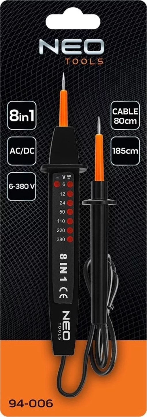 Детектор напруги Neo Tools, 12-380В, 0.052кг