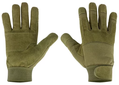 Рукавички тактичні Neo Tools, 100% поліестер та синтетична шкіра, р.10, оливковий
