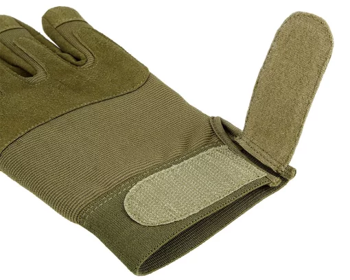 Рукавички тактичні Neo Tools, 100% поліестер та синтетична шкіра, р.8, оливковий