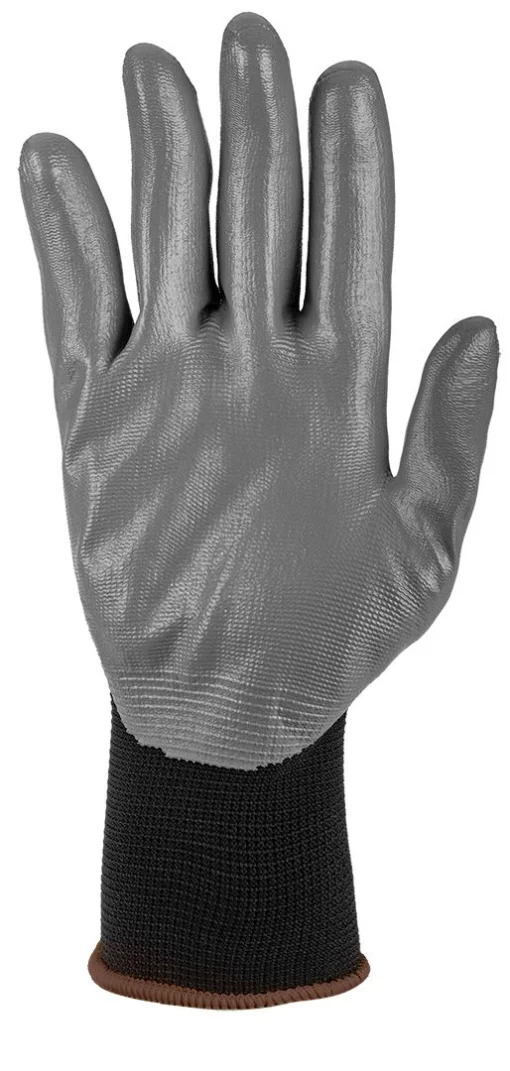 Рукавички робочі Neo Tools поліестер з нітриловим покриттям, р.9, сіро-чорний 12шт