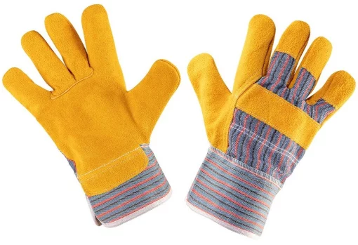 Рукавички робочі Neo Tools, коров'ячий спилок, р.10.5, жовтий