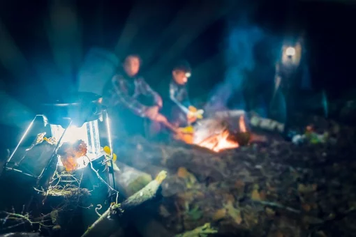 Ліхтар кемпінговий на батарейках Neo Tools, ААх3, 200лм, 3Вт, 3 функції освітлення, 3 магніти в підставці, червоне сигнальне світло