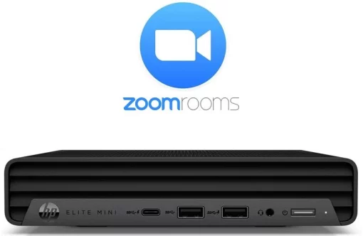 Комп'ютер персональний неттоп HP Mini Conference G9 PC with Zoom Rooms, Intel i7-12700T, 16GB, F256GB, Wi-Fi 6E, BT 5.3, Win10IoT, чорний