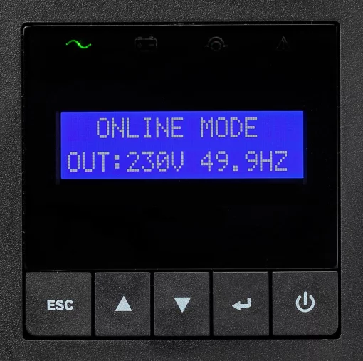 Джерело безперебійного живлення Eaton 9E, 1000VA/900W, RM 2U, LCD, USB, RS232, 4xC13