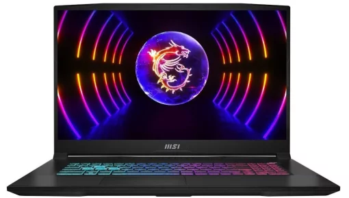 Ноутбук MSI Katana 17 B12UCR-1602XUA 17.3" FHD, Intel i5-12450H, 16GB, F1TB, NVD3050-4, DOS, чорний