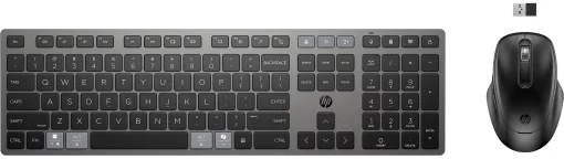 Комплект клавіатура та миша HP 720 Multi-Device Rechargeable, BT, EN/UK, чорний