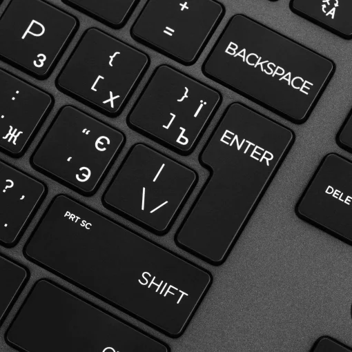 Клавіатура мембранна HP 720 Multi-Device Rechargeable, 109key, WL/BT, EN/UK, чорний