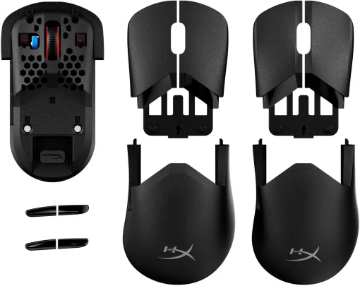 Миша HyperX Pulsefire SAGA PRO, RGB, USB-A/WL/BT, чорний