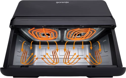 Мультипіч Gorenje 2700Вт, чаша-9л, сенсорне керування, 8 авто. програм, пластик, чорний