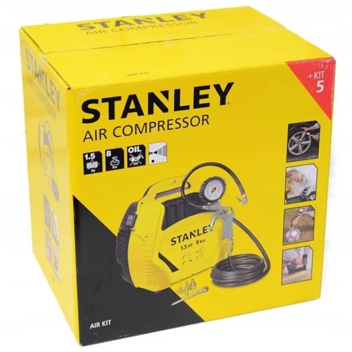 Компресор повітряний Stanley безолійний 1100Вт 180л/хв 8бар 6.1кг