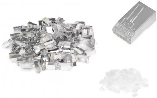 Конектор DIGITUS CАТ 6 RJ45, STP, 100шт.