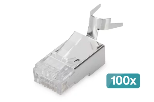 Конектор DIGITUS CАТ 6A RJ45, STP, 100шт.