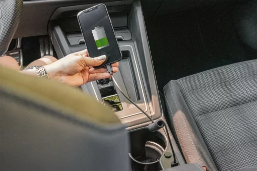 Кабель DIGITUS USB-C > USB-A заряджання/синхронізації, Type-C, спіральний, 1м, чорний