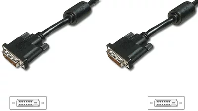 Кабель ASSMANN DVI-D dual link (AM/AM) 5м, чорний