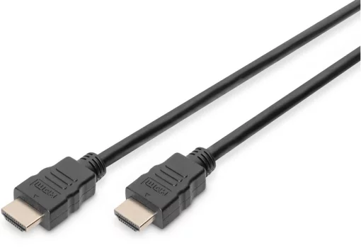 Кабель DIGITUS HDMI (M/M), High speed/Ethernet, 2м, чорний