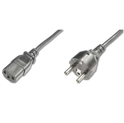 Кабель живлення DIGITUS Schuko > C13, 1.2м, чорний