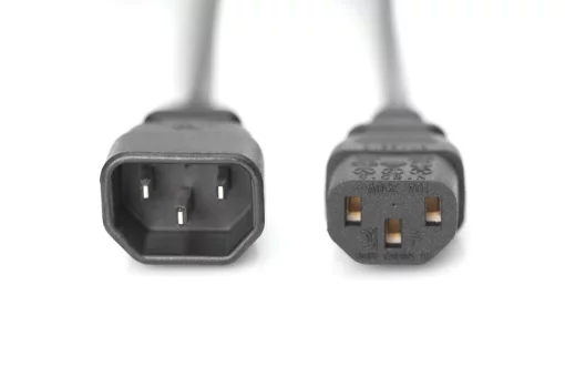 Кабель живлення DIGITUS C13 > C14, 1.2м, чорний