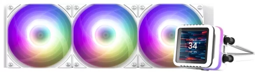 Система рідинного оxолодження  Zalman Alpha 2DS A36 ARGB, LGA1851, 1700, 1200, 115x, AM5, AM4, TDP 350W, білий