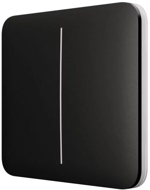 Вимикач двоклавішний Ajax LightSwitch чорний