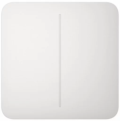 Вимикач двоклавішний Ajax LightSwitch білий