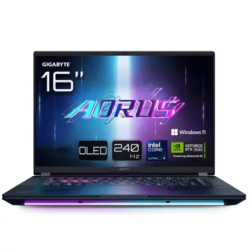 Ноутбук AORUS MASTER 16 BZH 16" 240Hz QHD OLED, INTEL ARL HX Ultra9, 32GB, F2TB, NVD5090-24, W11P, чорний