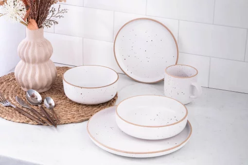 Салатник Ardesto Midori, 700мл, 16см, кераміка, білий