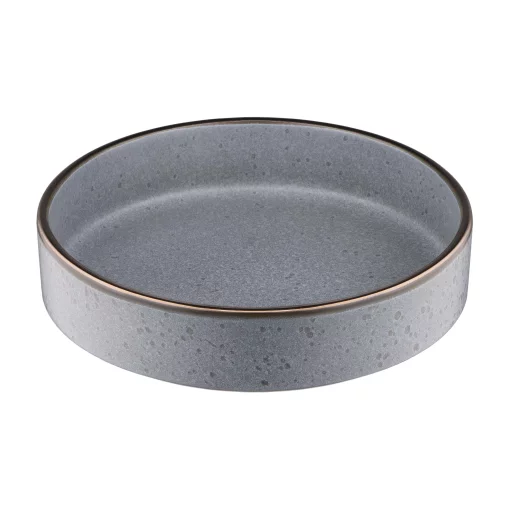 Тарілка супова Ardesto Fasano, 850мл, 20см, кераміка, сірий