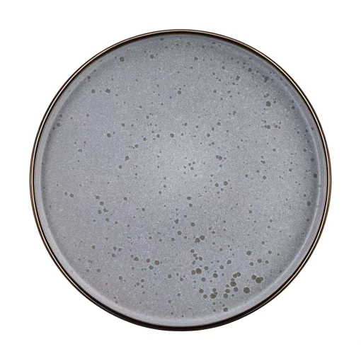 Тарілка обідня Ardesto Fasano, 26см, кераміка, сірий