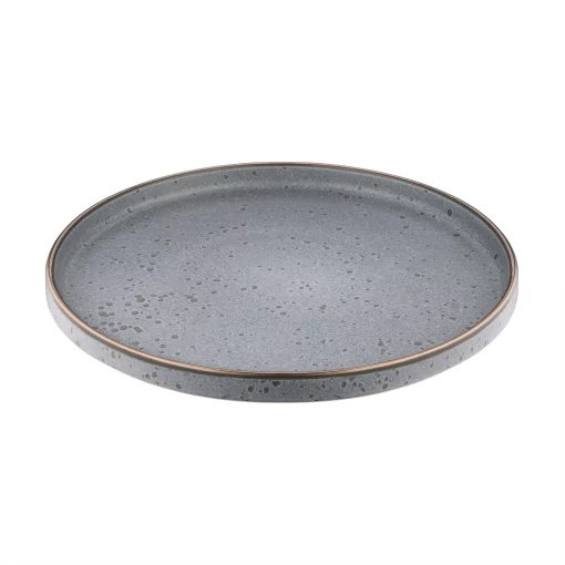 Тарілка обідня Ardesto Fasano, 26см, кераміка, сірий