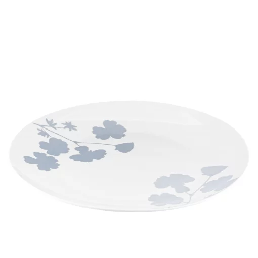 Тарілка обідня Ardesto Capri, 26.8см, порцеляна, біло-блакитний