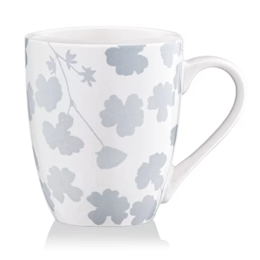 Чашка Ardesto Capri, 320мл, порцеляна, біло-блакитний