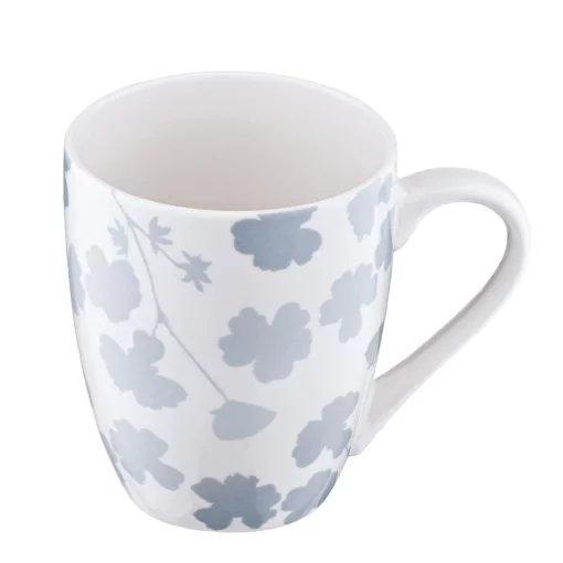Чашка Ardesto Capri, 320мл, порцеляна, біло-блакитний