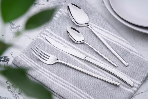 Набір столових приборів Ardesto Black Mars Monza, 24 прибори, нержавіюча сталь