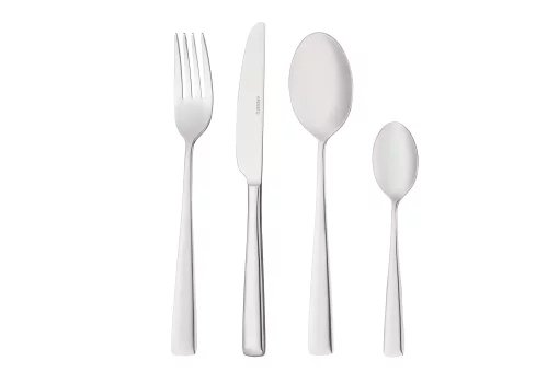 Набір столових приборів Ardesto Black Mars Tia, 24 прибори, нержавіюча сталь