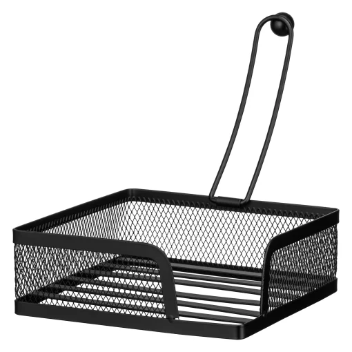 Серветниця Ardesto Midori 18.4х18.2х5.7см, метал, чорний