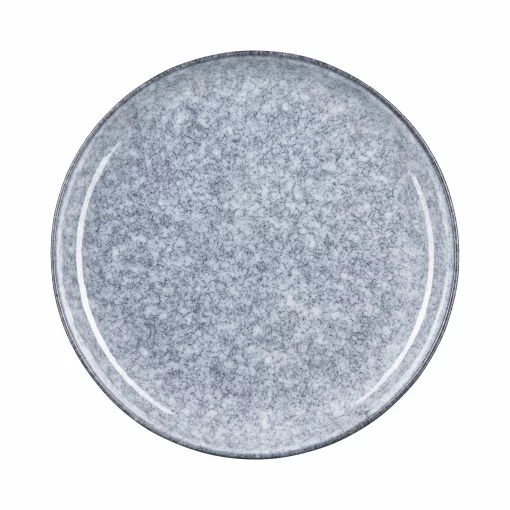 Тарілка десертна Ardesto Loreto, 19см, порцеляна, сірий