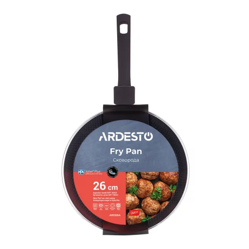 Сковорода глибока Ardesto Gemini Salerno, 26см, алюміній, чорний
