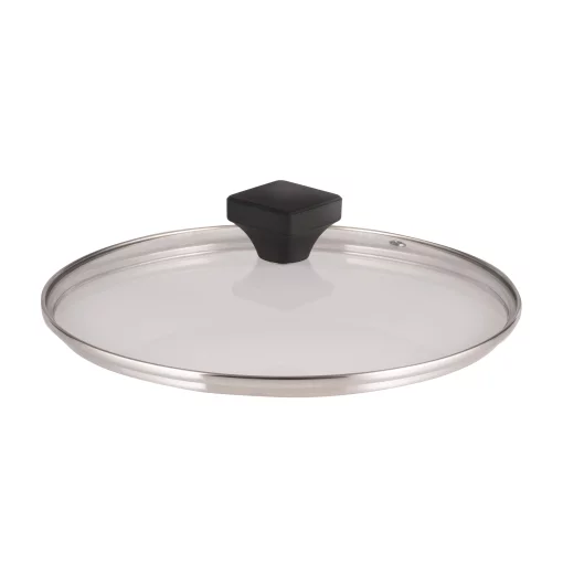 Сковорода глибока з кришкою Ardesto Gemini Gourmet Andria, 24см, алюміній, чорний