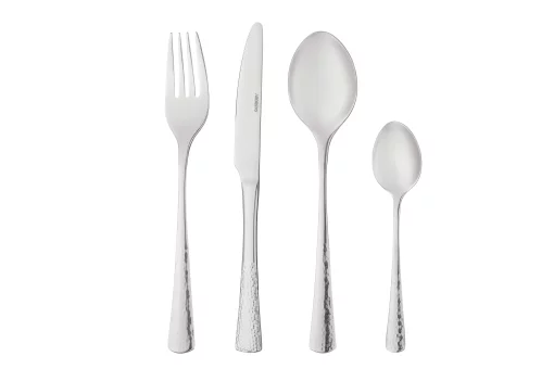 Набір столових приборів Ardesto Gemini Hammered, 24 прибори, нержавіюча сталь