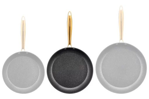 Сковорода Ardesto Black Mars Sparkle, 26см, алюміній, чорний