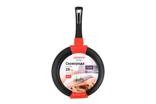 Сковорода Ardesto Gemini Trento, 26см, алюміній, чорний