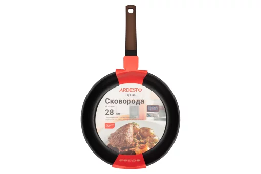 Сковорода Ardesto Gemini Foggia, 28см, алюміній, коричневий