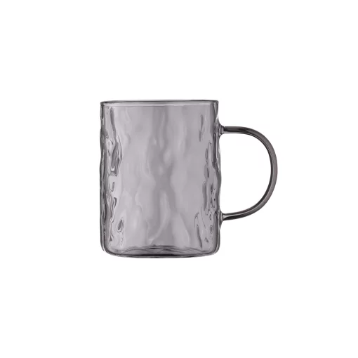 Набір чашок Ardesto Shine mix, 260мл, 4шт, боросилікатне скло, прозорий, золотистий, сірий, перламутровий