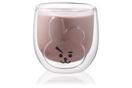 Набір чашок з подвійними стінками Ardesto Animals, 300мл, 2шт, боросилікатне скло, прозорий