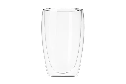 Набір чашок з подвійними стінками Ardesto, 400мл, 2шт, боросилікатне скло, прозорий