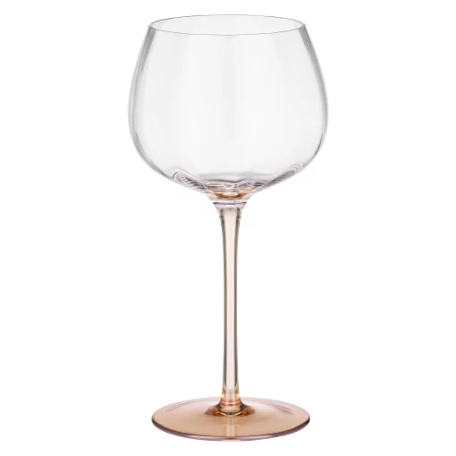 Набір келихів для вина Ardesto Black Mars Amber 420мл, 2шт, скло, прозоро-золотистий